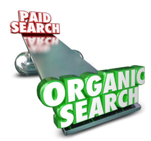 Organic search traffic
