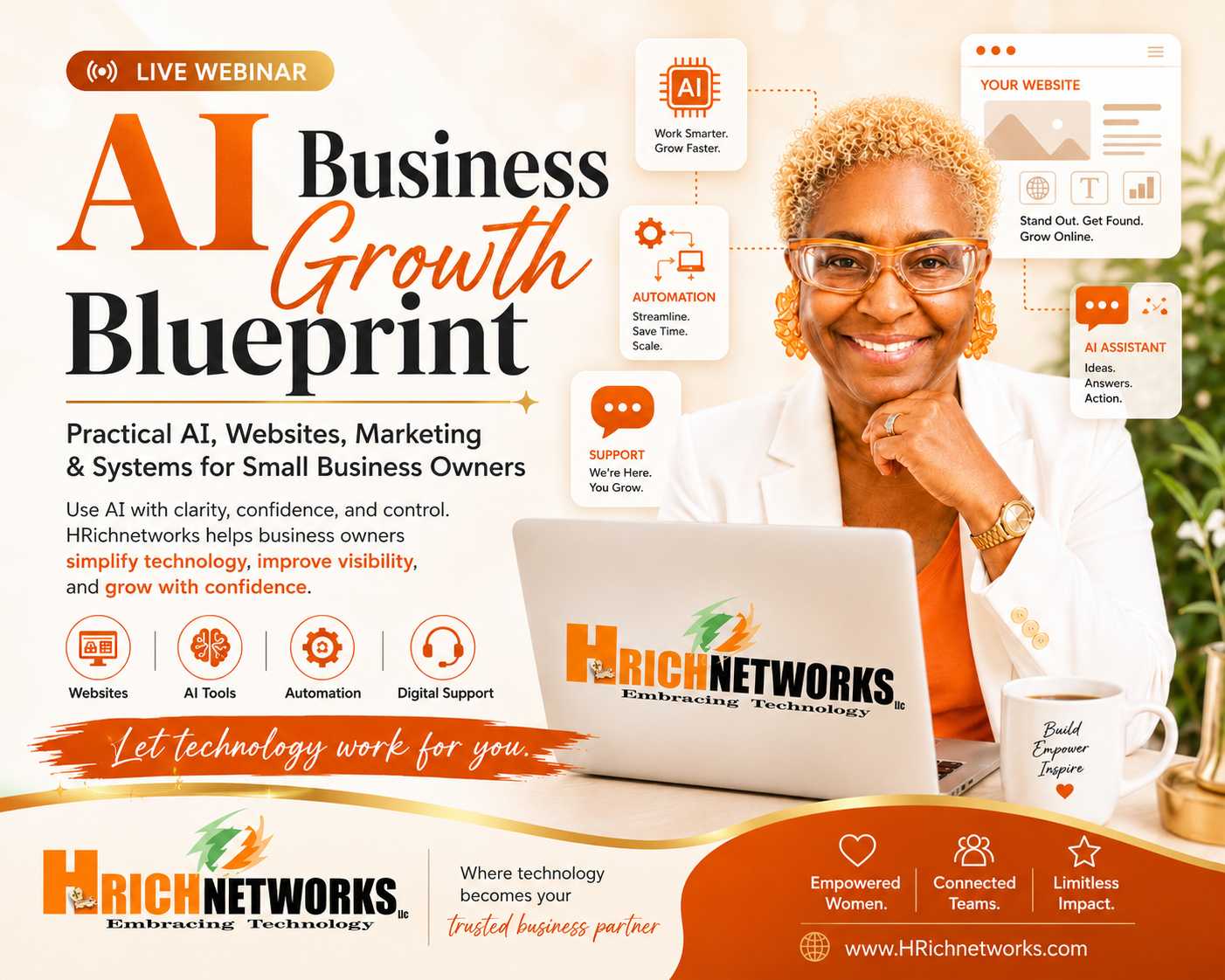 Helena Richardson, CEO and Web Strategist of HRichnetworks